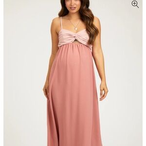 Pinkblush Coral Maternity Dress